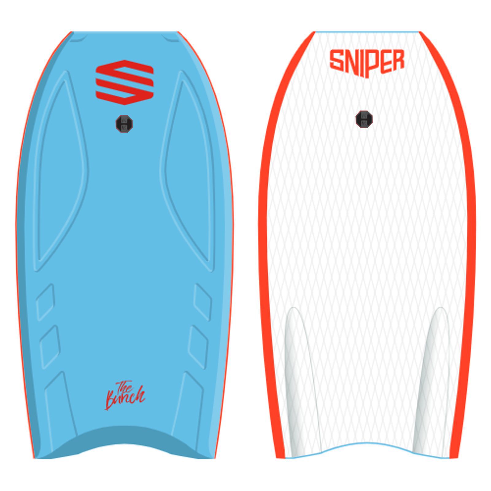 SNIPER Bodyboard BunchII EPS Stringer 39 Hellblau