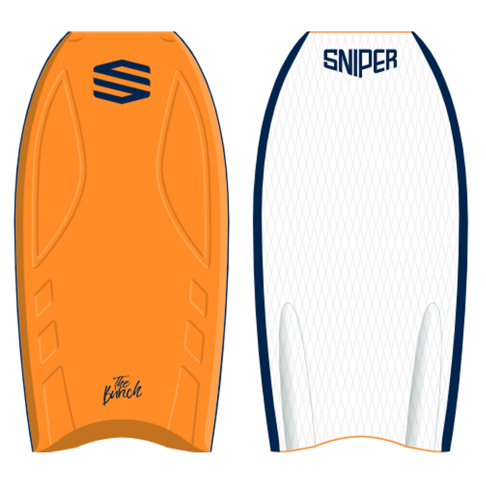 SNIPER Bodyboard BunchII EPS Stringer 36 Orange