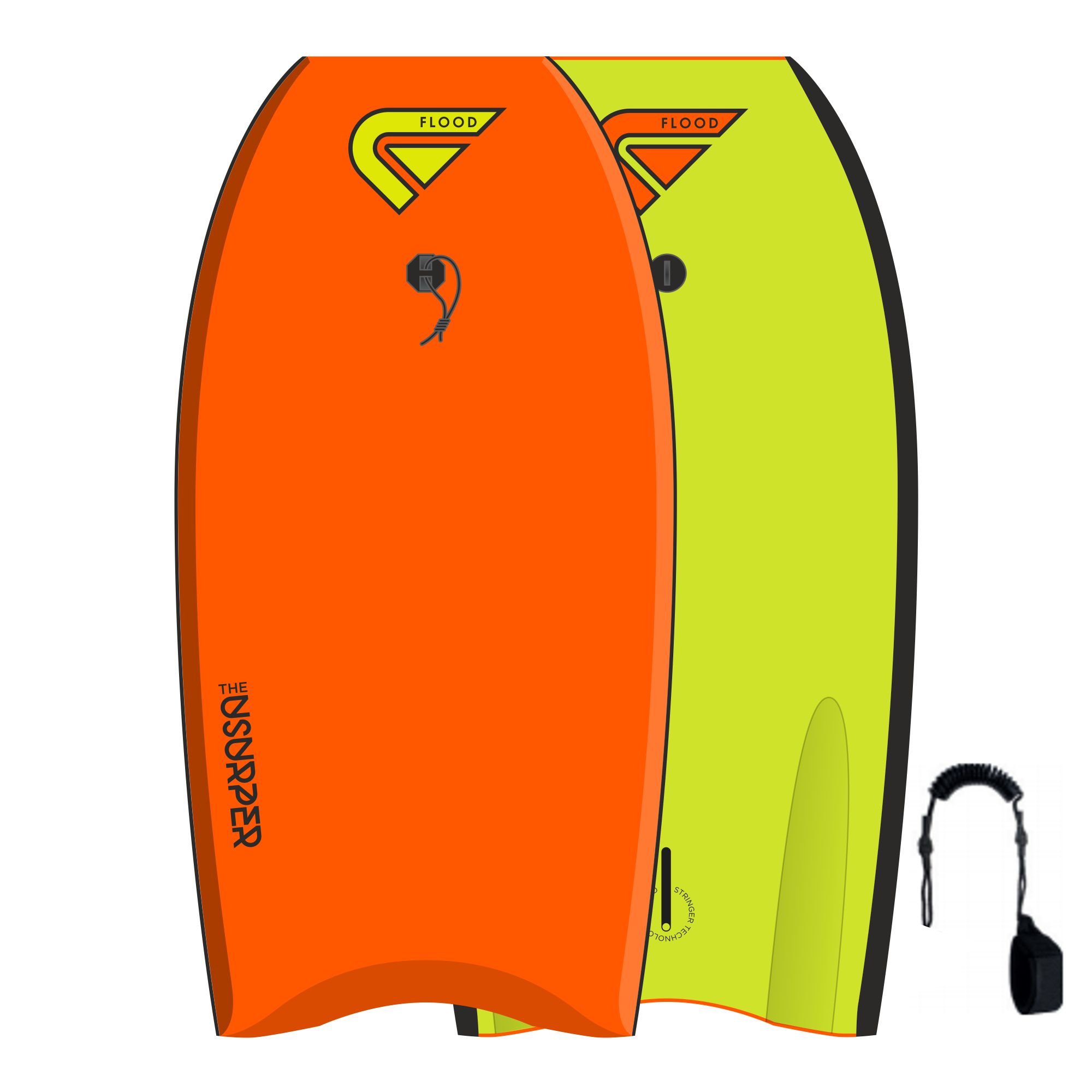 FLOOD Bodyboard Usurper 42 Orange Aqua